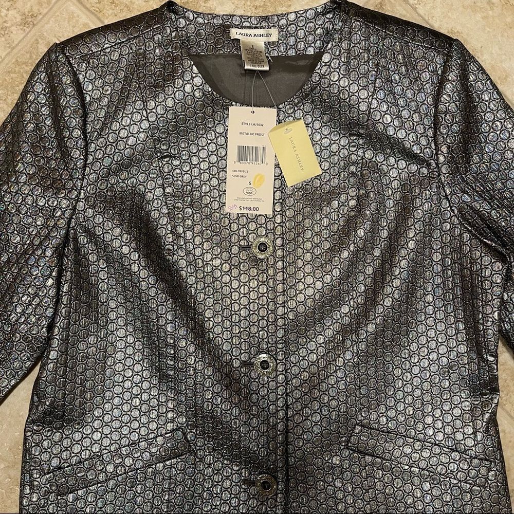 Laura Ashley Metallic Jacket - Picture 2 of 4